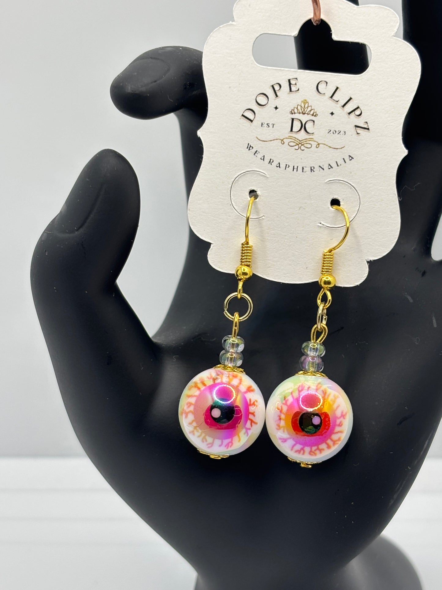 👁️ Hypnotic Vision Earrings | Trippy Festival Rave Jewelry 🎡✨