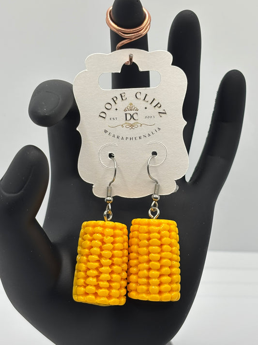 🌽 Corny But Cute Earrings | Playful Festival Rave Jewelry 🎡✨