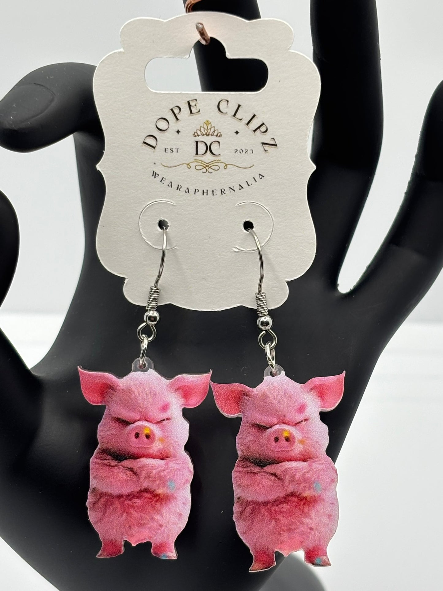 🐷 Sassy Swine Earrings | Playful Festival Rave Jewelry 🎡✨