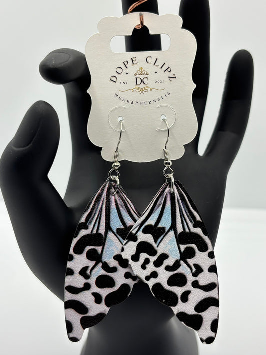 "Monarch of the Moo-niverse" Earrings